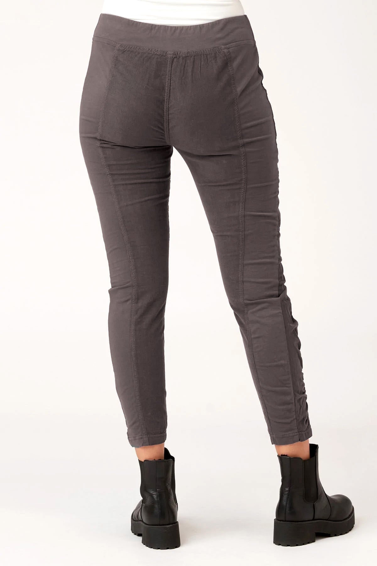 Cord Malanda Pants for Women - High Waisted Stretch Comfortable Casual Trousers - Perfect for Work, Travel & Everyday Wear