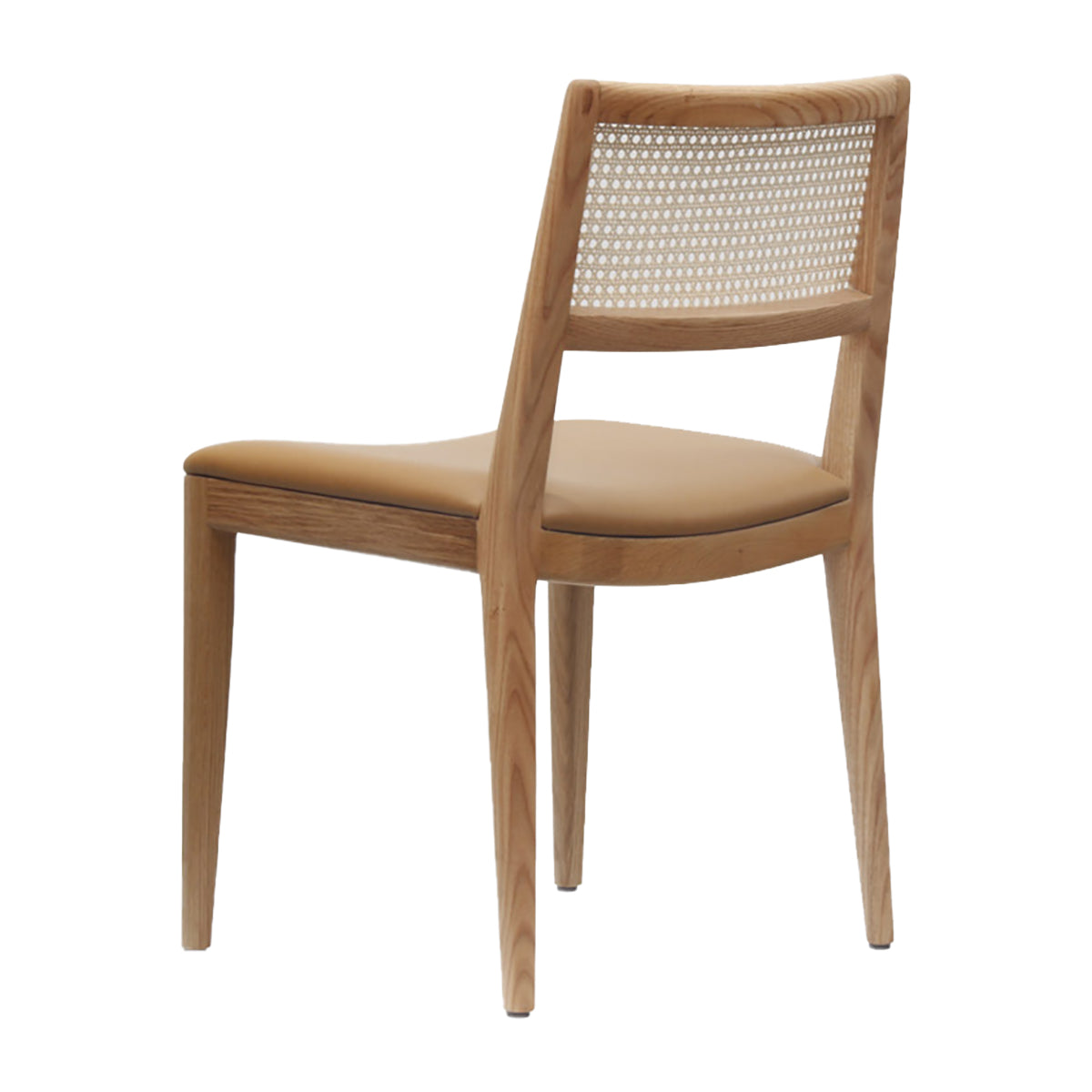 Classic Leatherette Dining Chair - Modern PU Leather Upholstered Side Chair with Padded Seat & Sturdy Metal Legs - Perfect for Kitchen, Dining Room, Restaurant or Office Use