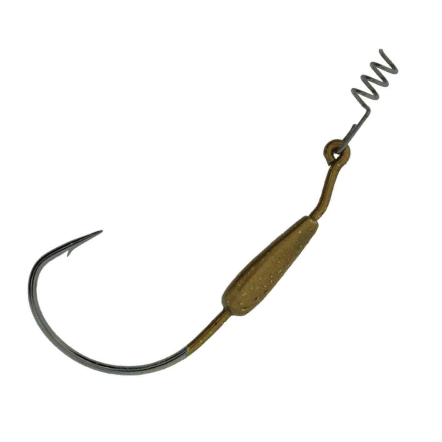 Bass Assassin 1/8OZ 5/0 Swim Hooks 3 Pack - Premium Fishing Hooks for Bass, Walleye & Pike - Perfect for Freshwater & Saltwater Fishing