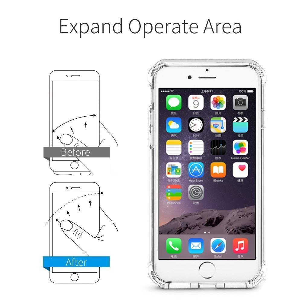 Transparent Phone Ring Holder Stand - Finger Grip Loop for Cell Phones - Perfect for Hands-Free Viewing, Selfies & Secure Grip (for iPhone, Samsung & All Smartphones)