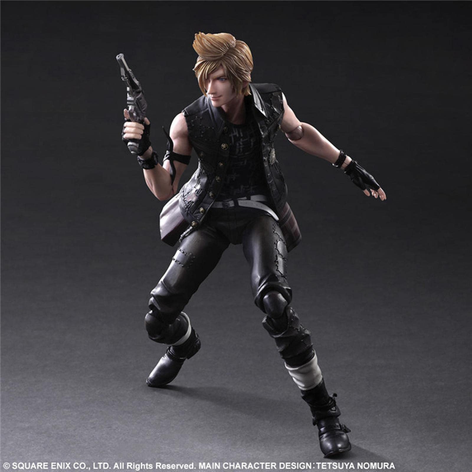 Final Fantasy XV Prompto Argentum Action Figure - 25cm Super Articulated Collectible Toy with Movable Joints - Perfect for Gaming Displays, Anime Collections, and FFXV Fans Gifts