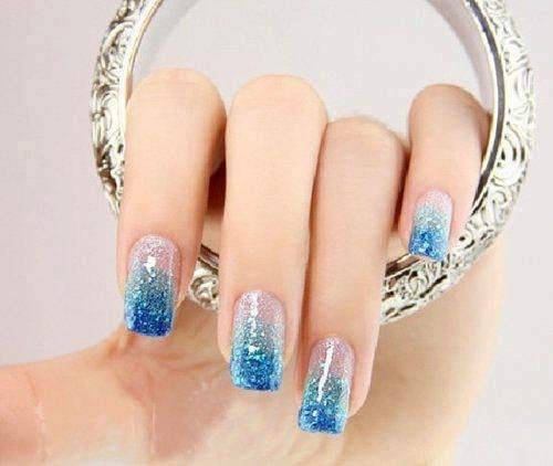 Vizo 12-Piece Glitter Nail Art Kit with Pink Chunky Glitter - DIY Nail Decoration for Manicure, Pedicure & Party Nail Designs