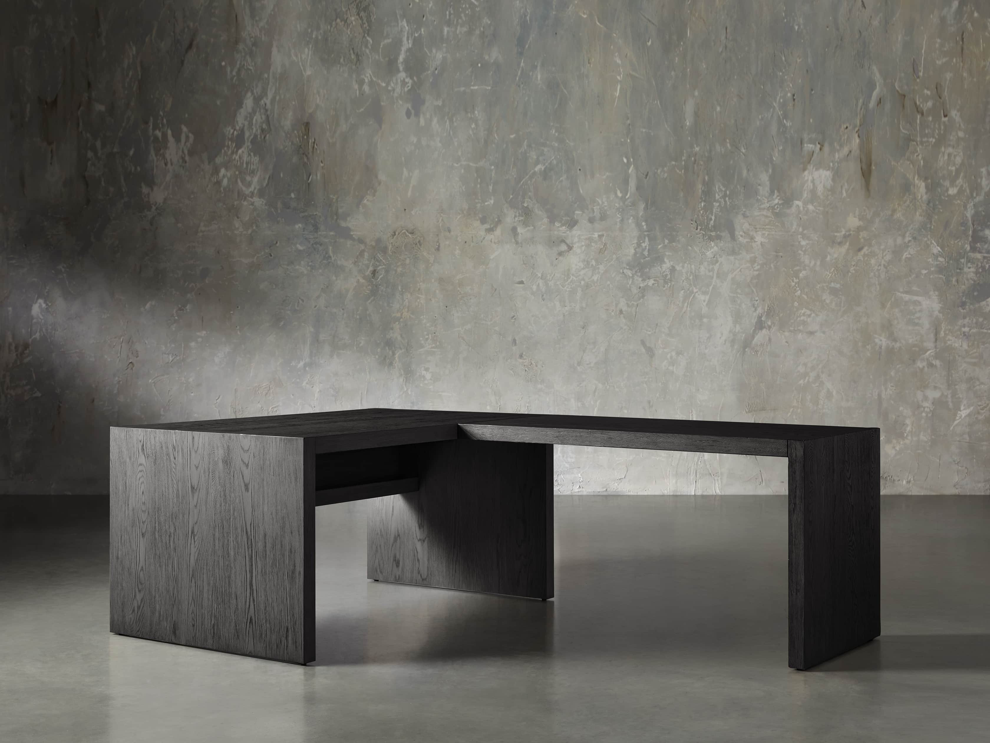 Bodhi Modular Desk with Return Desk - Adjustable Home Office Workstation for Small Spaces | Perfect for Remote Work & Study