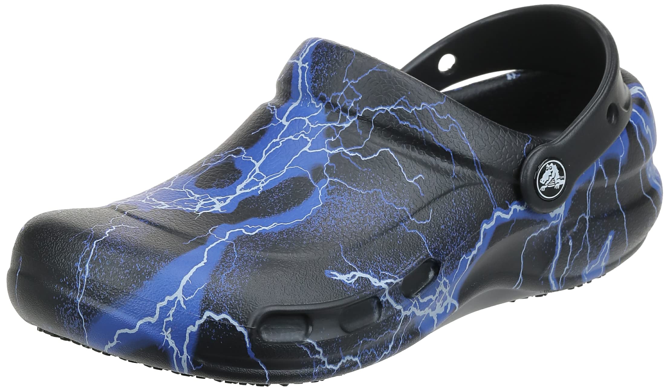 Crocs Unisex-Adult Bistro Graphic Clogs - Slip Resistant Work Shoes for Restaurant, Kitchen & Healthcare Professionals - Comfortable Non-Slip Shoes for Long Shifts