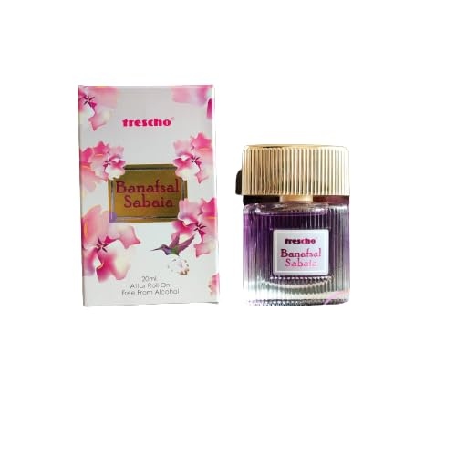 Banafsal Sabaia Non-Alcoholic Perfume Oil - 20ml Long Lasting Fragrance Oil for Women & Men | Perfect for Daily Wear, Special Occasions & Gift Giving