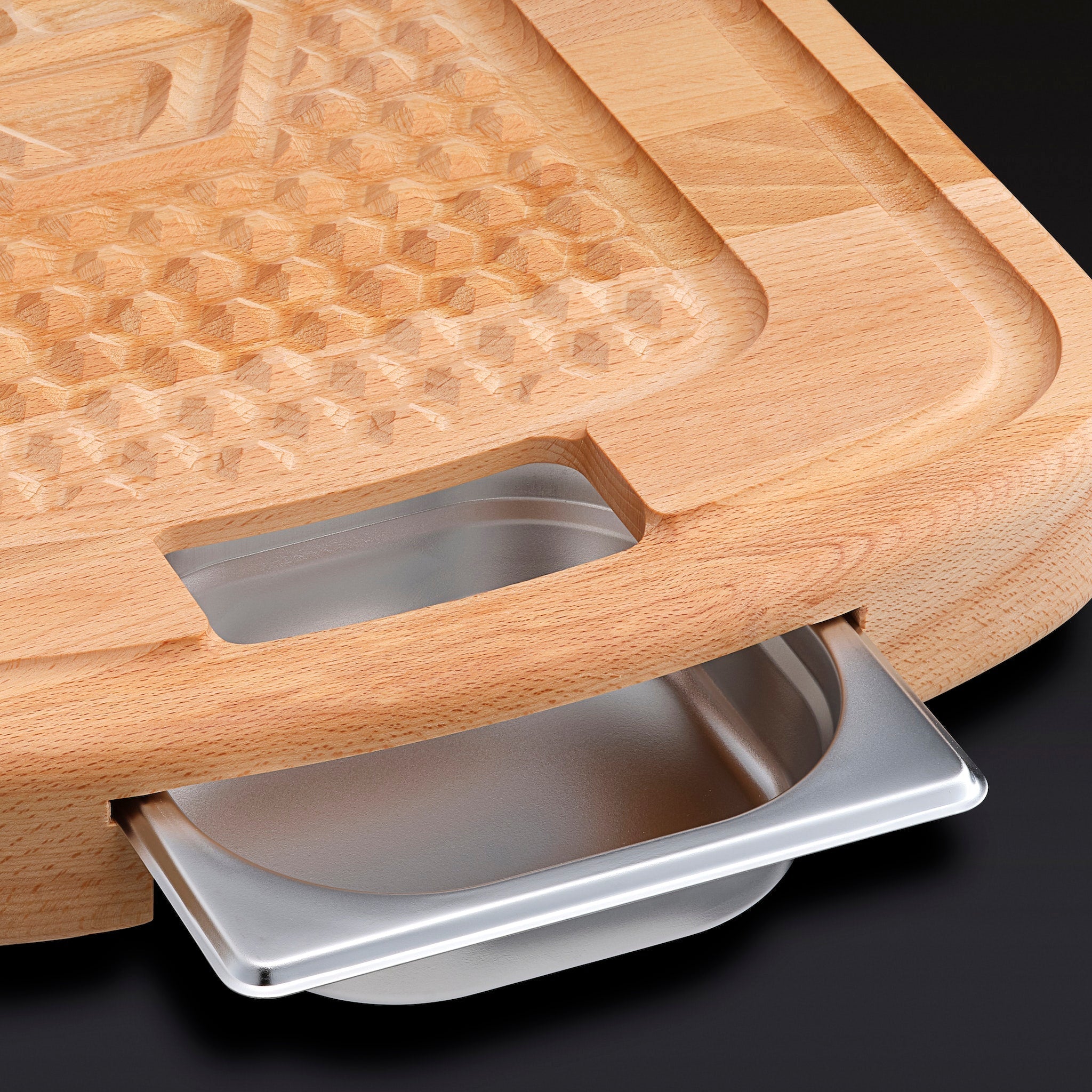 HexClad Hybrid Cutting Board - Non-Slip, Dishwasher Safe, Durable for Kitchen & BBQ - Perfect for Chopping, Slicing & Meal Prep