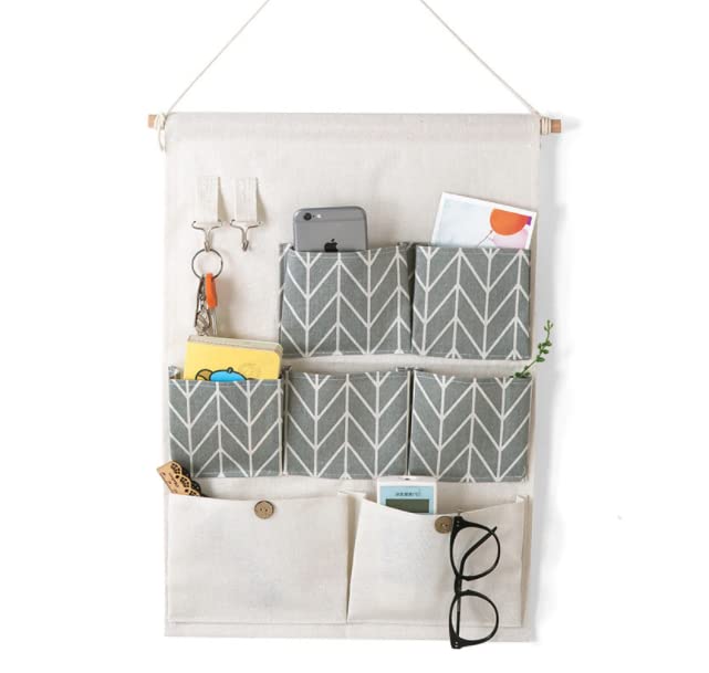 2 Packs Over The Door Hanging Storage Bags - Space Saving Closet Organizer for Clothes, Shoes & Accessories - Perfect for Bedroom, Living Room & Dorm Organization