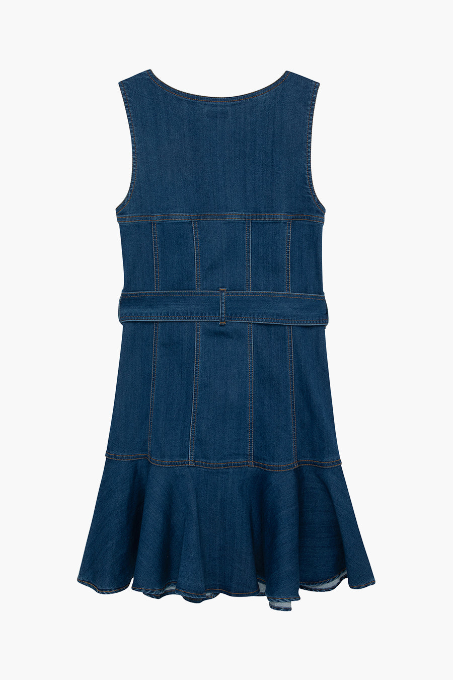 Girls Denim Ruffle Dress for Kids - Cute Casual Outfit for Playdates & School | Toddler & Baby Fashion