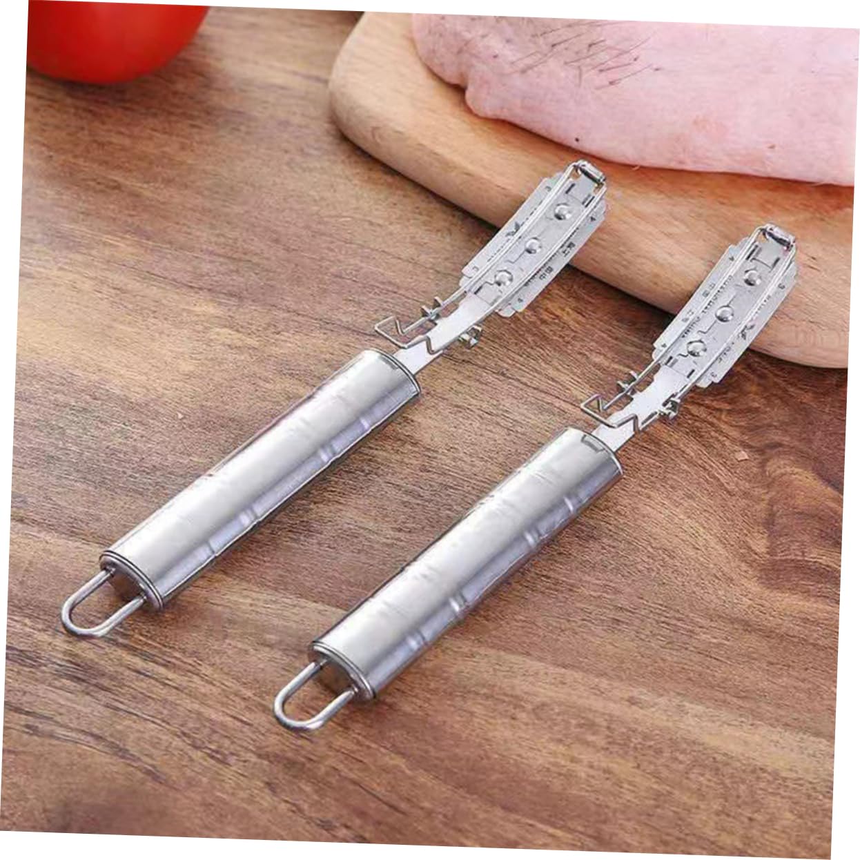 2-Pack Pig Hair Remover Tools - Multi-Purpose Animal Hair Scraper for Poultry & Livestock Grooming - Effective Hair Epilator for Swine, Goats & Sheep - Perfect for Farm Use & Veterinary Care