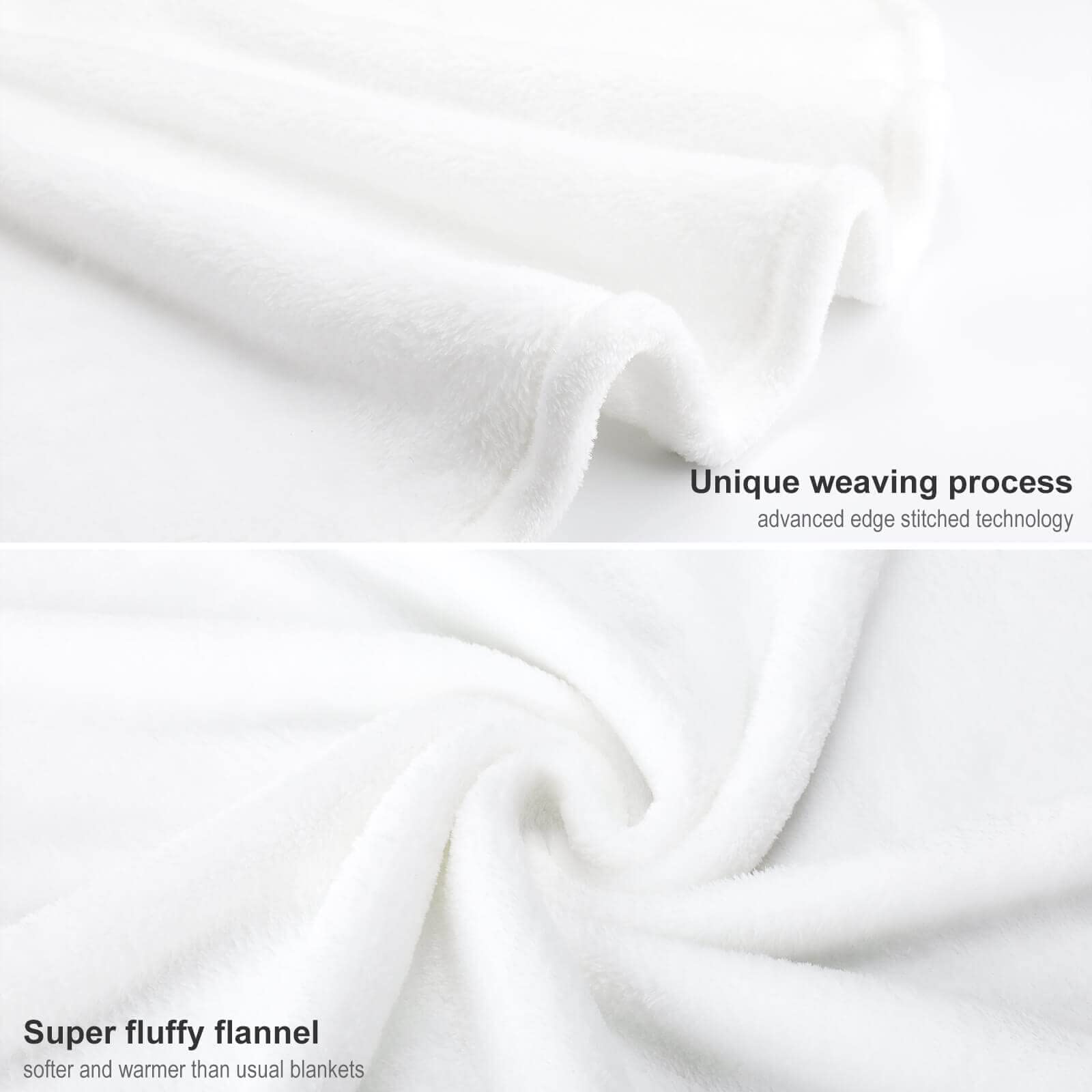 Ultra-Soft Micro Fleece Blanket - Cozy Lightweight Flannel Throw for All Seasons (59