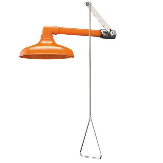 Guardian G1643PCC Horizontal Mount Emergency Shower - ANSI Compliant Safety Equipment for Laboratories & Industrial Workplaces