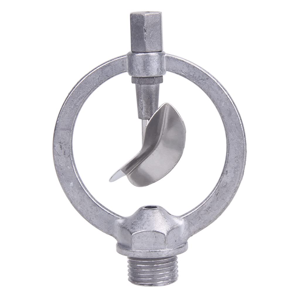 XJJZS 1/2 Inch Zinc Alloy Garden Sprinkler Connector Nozzle - 3 Pack for Lawn Irrigation & Watering Systems - Perfect for Backyard, Garden, and Landscape Maintenance