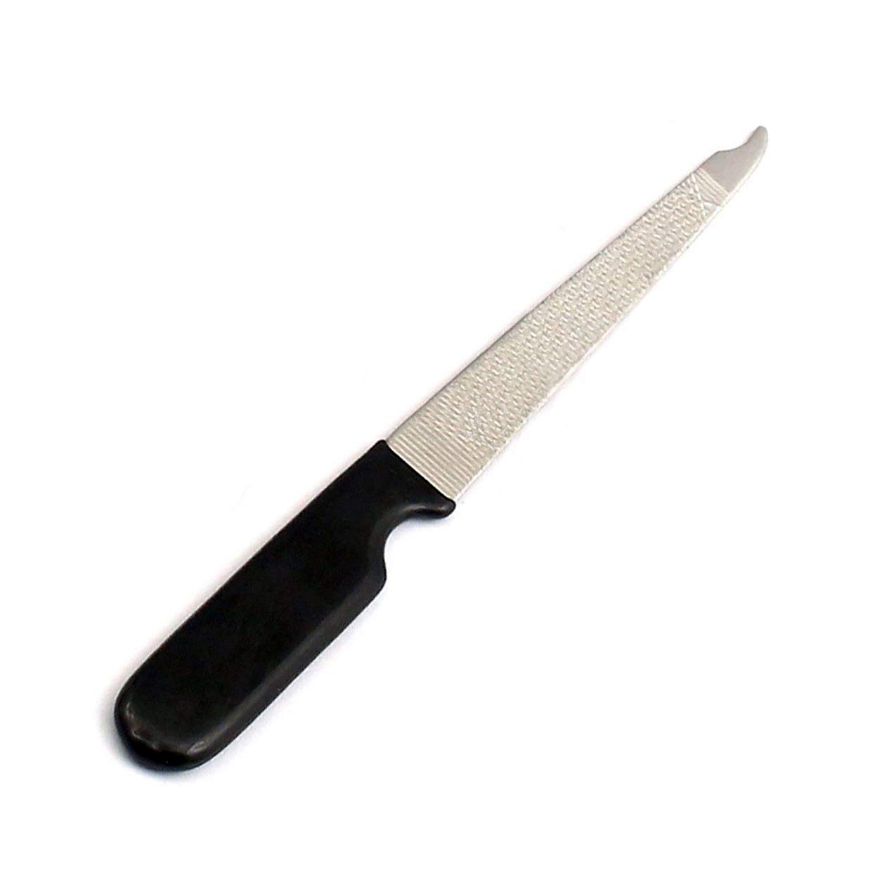 Premium Metal Double Sided Nail File - Strong Edge Grooming Tool for Finger & Toe Nails - Perfect for Home, Travel & Professional Salon Use
