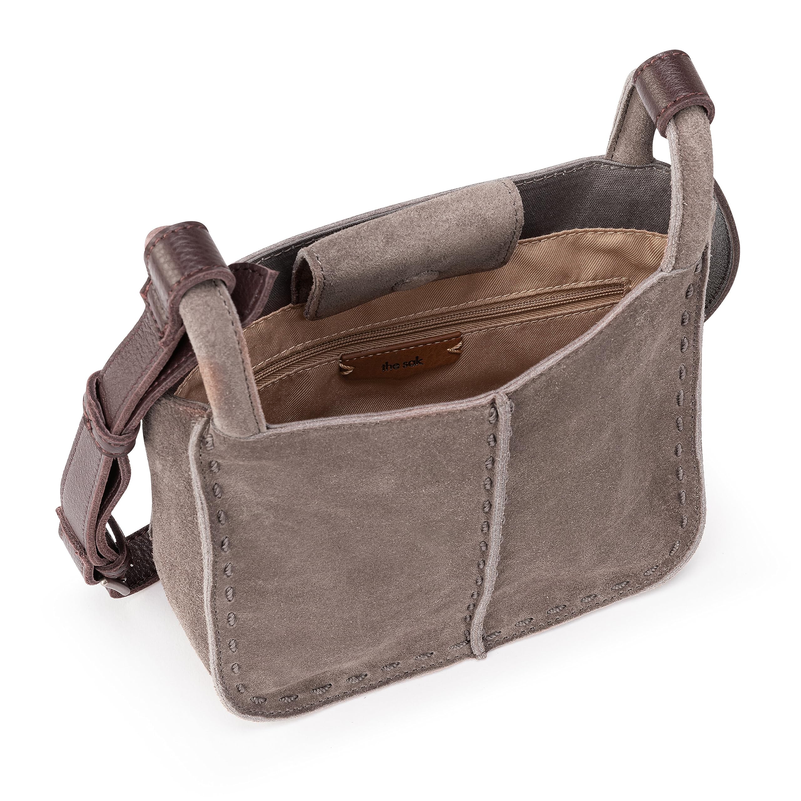 The Sak Los Feliz Small Crossbody Bag for Women - Stylish Leather Purse with Adjustable Strap, Perfect for Travel, Shopping & Everyday Use