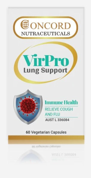 Concord Nutraceuticals VirPro Lung Support Supplement - Natural Respiratory Health Formula for Immune & Lung Function - Ideal for Allergy, Cold & Flu Season