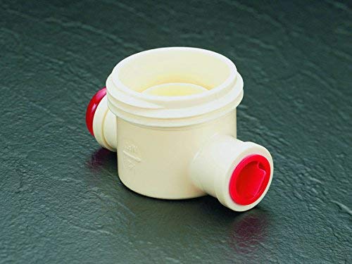 Caplugs QCPT18XQ1 Plastic Center Pull Tab Tapered Plug - CPT-18X, PE-LD Material, 1.94