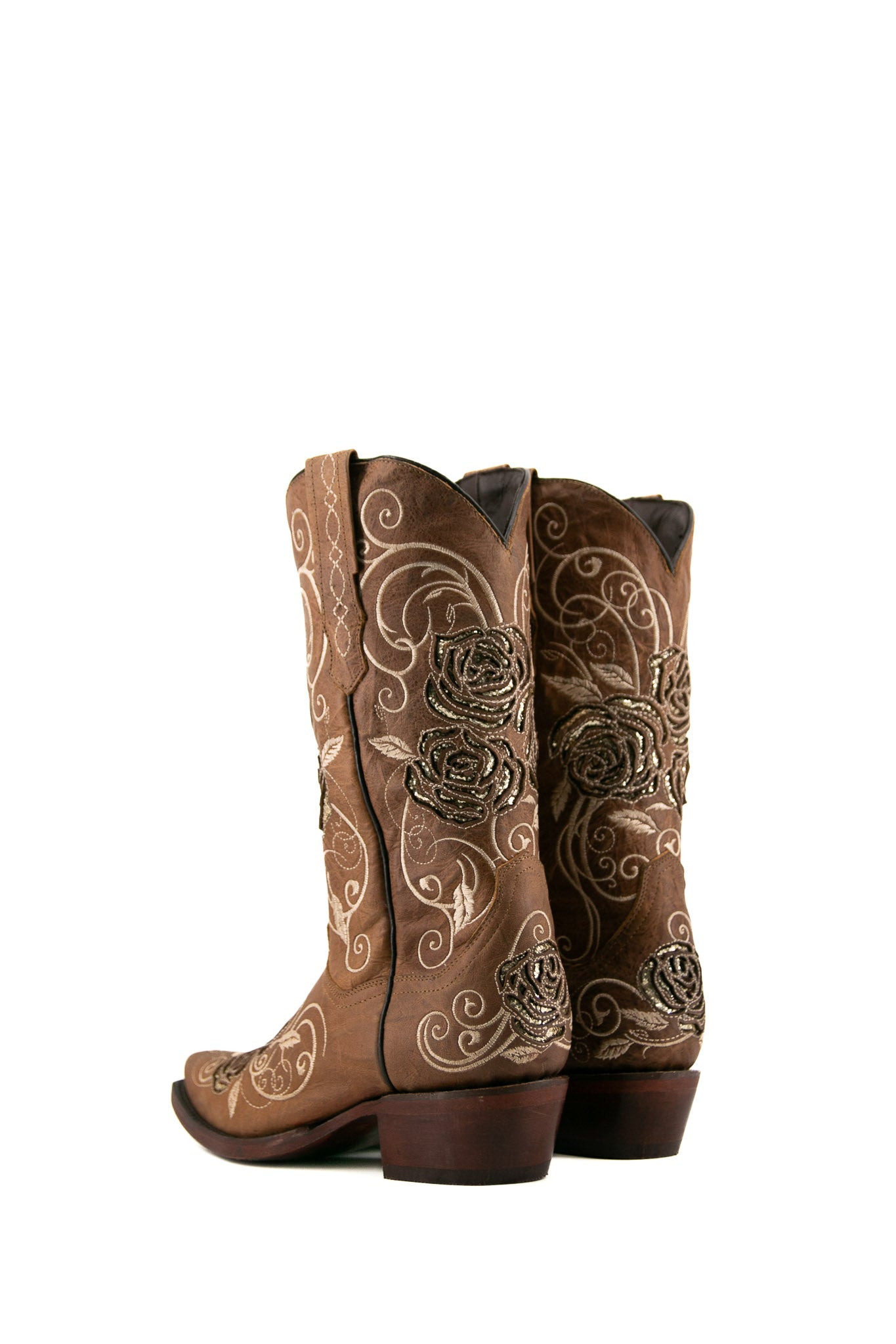 Rosal Snip Toe Cowgirl Boots for Women - Western Ankle Boots with Pointed Toe | Perfect for Country Dancing, Rodeo, and Casual Outfits
