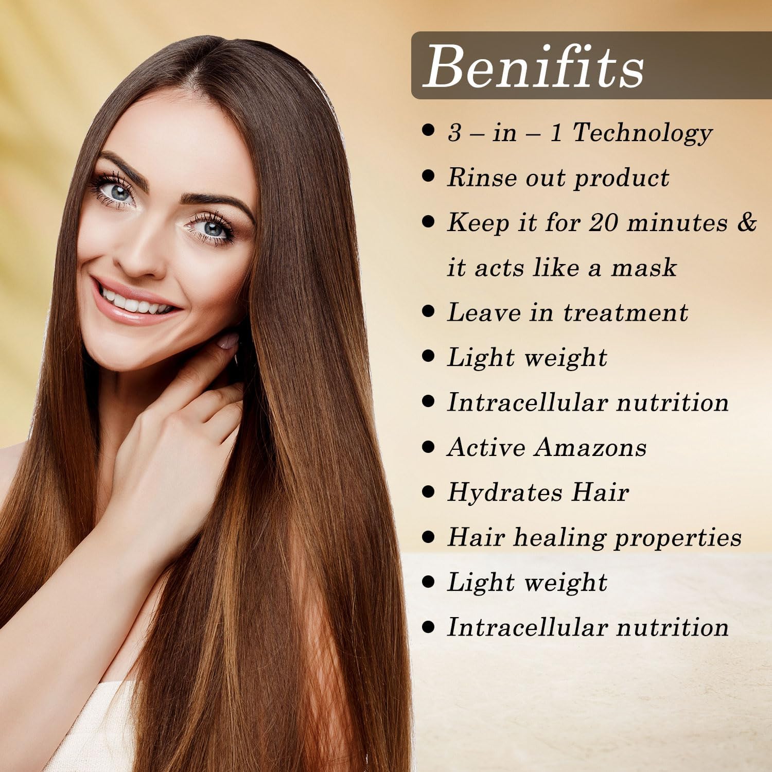 W One Shampoo & 3-in-1 Conditioner Set 1000ml (33.8oz) - Brown Hair Care for Men & Women - Perfect for Daily Use, Travel & Gym