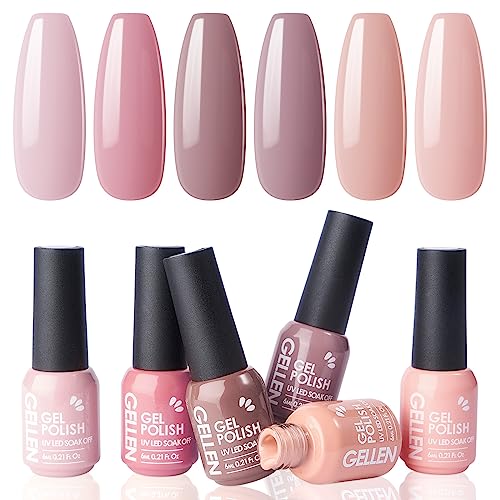 6pcs - Nude Brwon Set