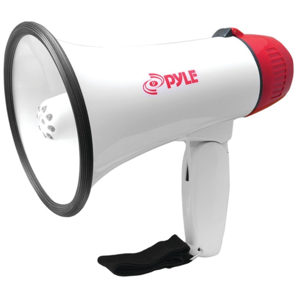 Pyle PMP37LED Mini Megaphone with Siren & LED Lights for Outdoor Events