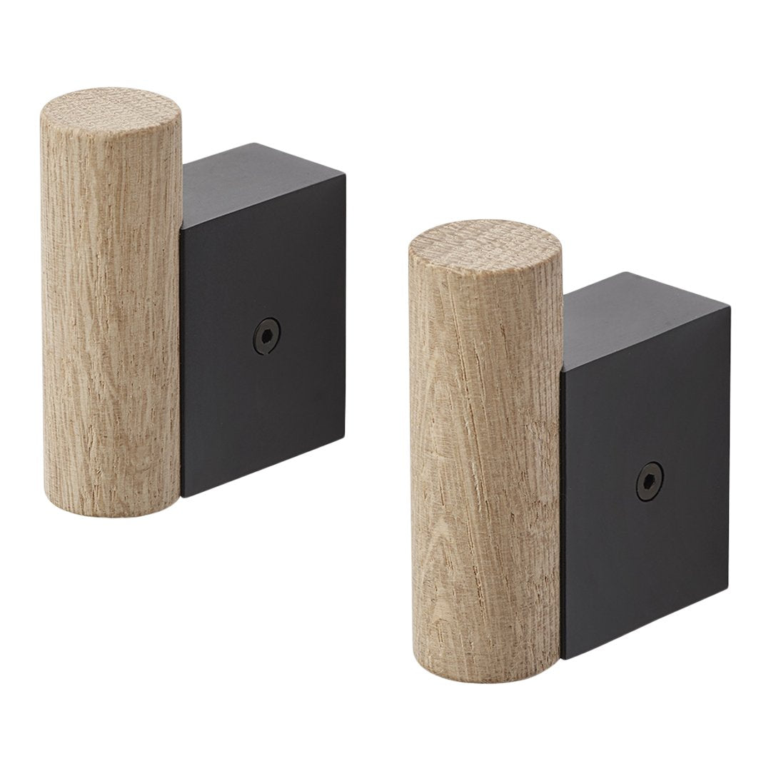 Sturdy Wall Mount Coat Hooks Set of 2 - Space Saving Entryway Organizer for Hats, Bags & Jackets - Perfect for Hallway, Mudroom & Closet Organization