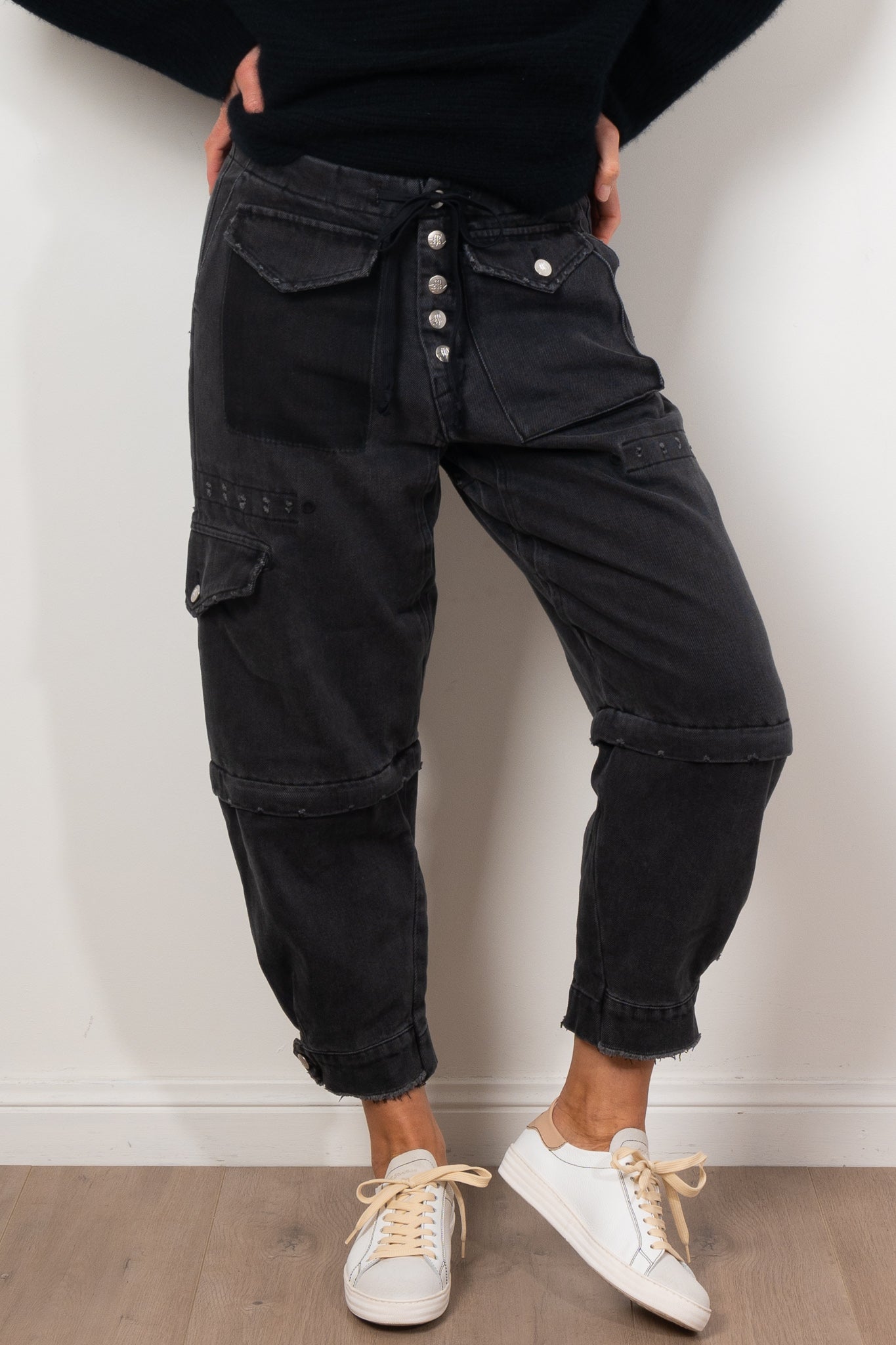 M.A. Dainty Trucker Jean - Women's High Waisted Distressed Denim Jeans for Casual Wear & Street Style Outfits
