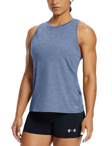 Racerback-heather Blue
