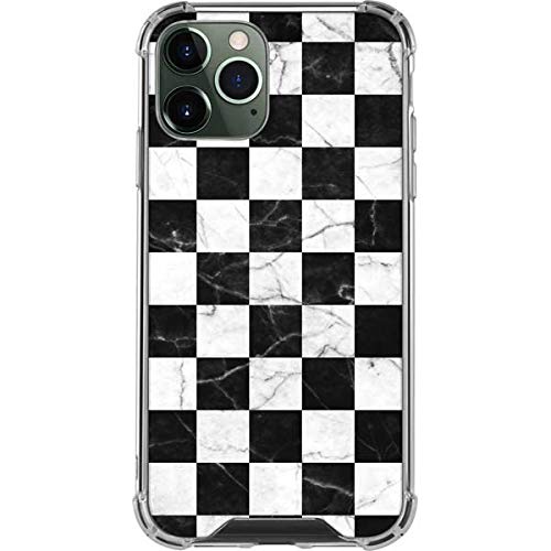 Clear Phone Case for iPhone 12 Pro Max - Stylish Checkered Marble Design | Slim Protective Cover | Perfect for Everyday Use, Office & Travel