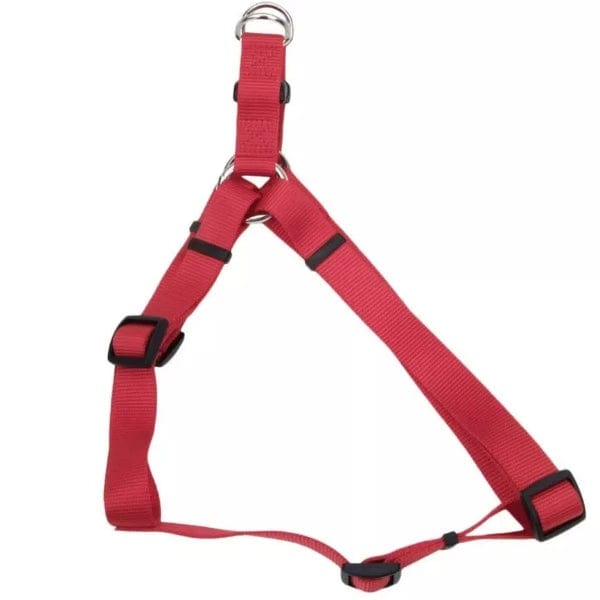 Adjustable Nylon Dog Harness for Small & Medium Dogs - Comfortable & Secure Pet Walking Vest with Reflective Strips - Perfect for Daily Walks, Hiking & Outdoor Adventures