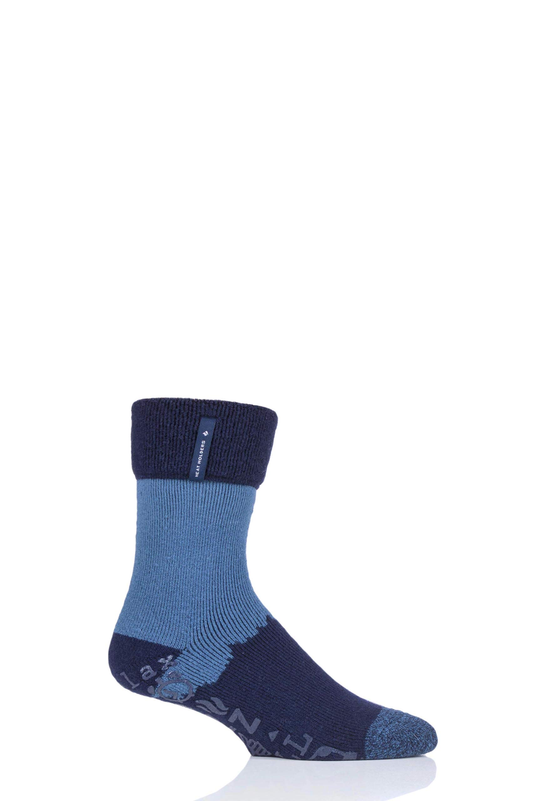 Heat Holders Men's Thermal Lounge Socks - Ultra Warm & Cozy Winter Socks for Indoor/Outdoor Use - Perfect for Home, Office & Cold Weather Activities (Pack of 1)