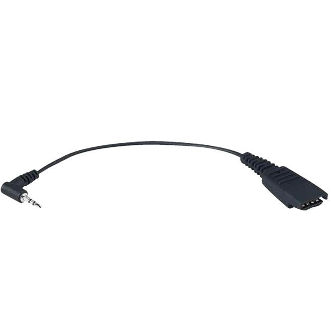 Jabra Mobile QD Cord with 2.5mm Jack - Premium Hands-Free Headset Adapter for Car, Office & Travel - Compatible with Jabra Headsets & Mobile Phones