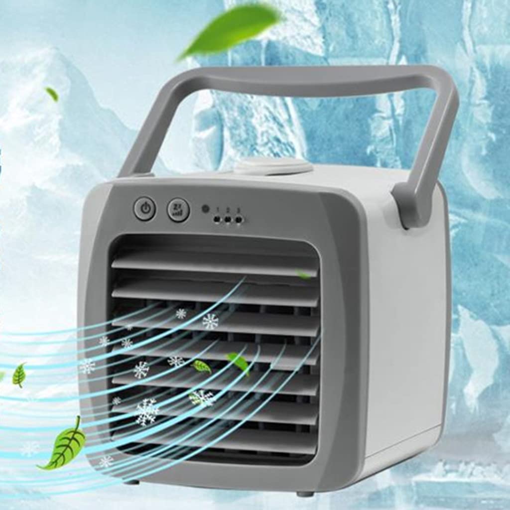 GPPZM Portable Air Conditioner Fan - Personal USB Air Cooler with Humidifier & Purifier | Quiet Cooling for Home, Office, Bedroom & Travel Use