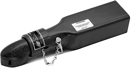 Bulldog Sliding Collar Coupler Hitch Lock with Trimax Puck Lock - Heavy Duty Trailer Security for 5th Wheel, Gooseneck & Travel Trailers - Prevent Theft at Campgrounds & Storage Yards