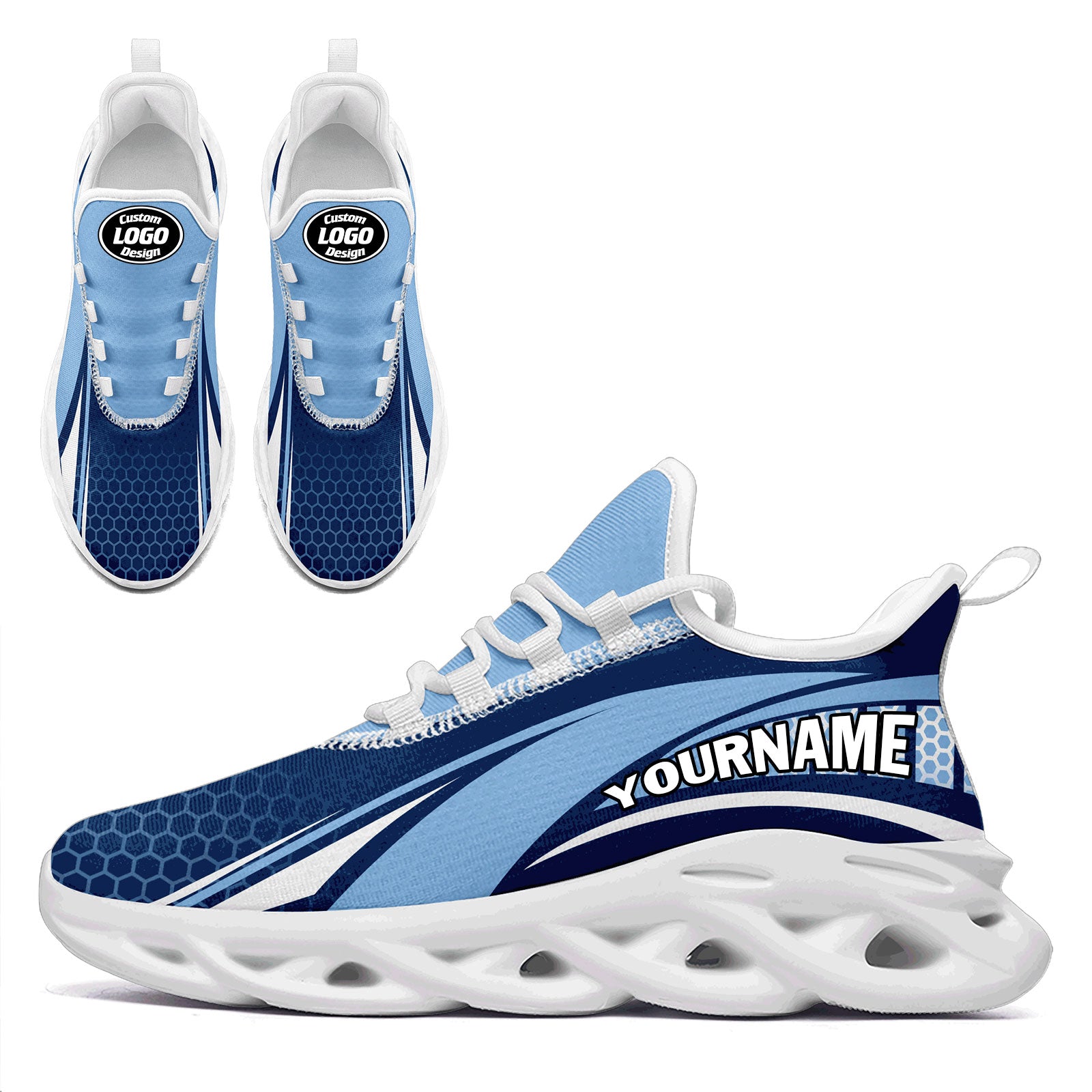 Custom Maxsoul Personalized Sneakers for Men & Women - Breathable Running Shoes FN003 E025022 Size 27 - Perfect for Gym Workouts, Jogging & Casual Wear