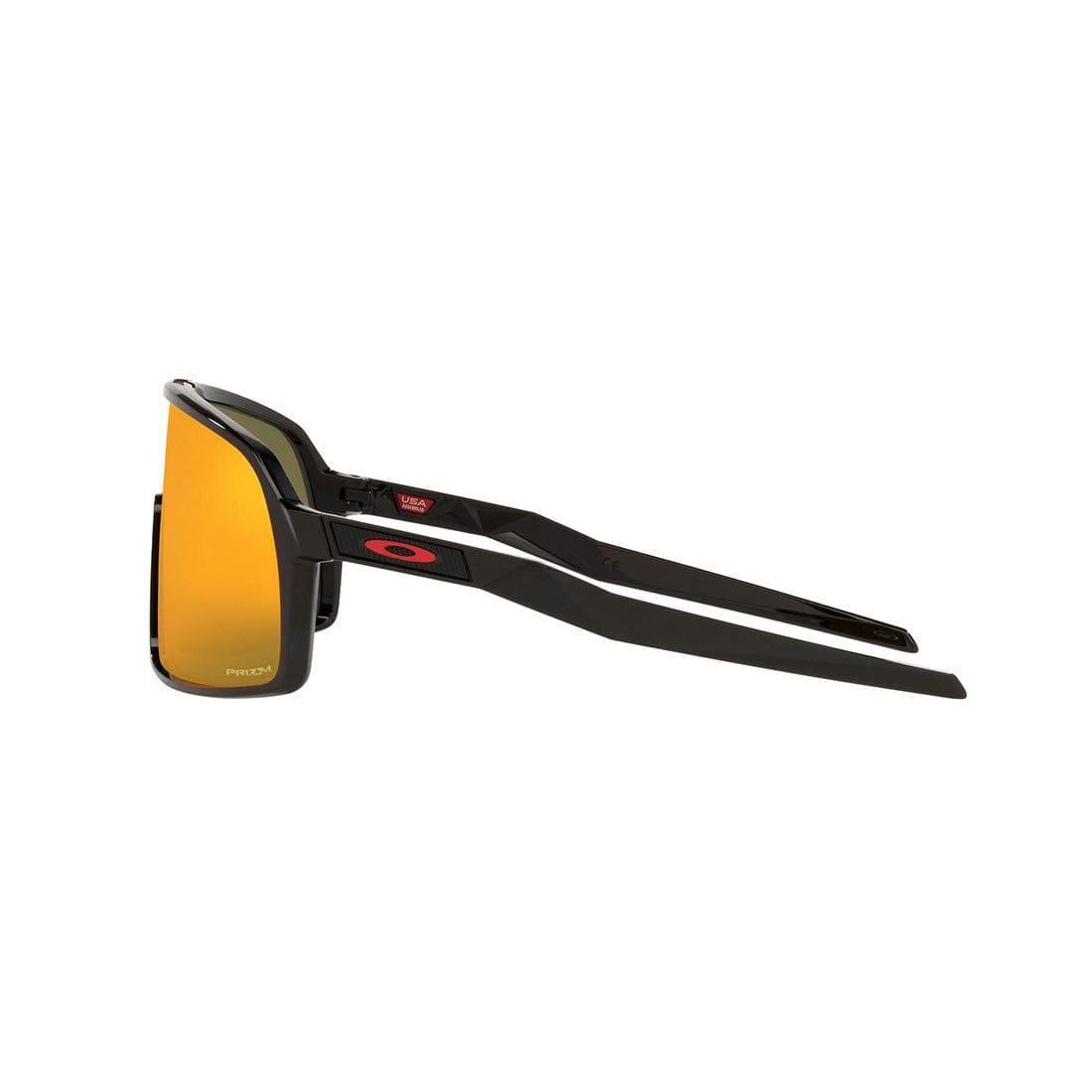 OAKLEY SUTRO S Sunglasses for Men & Women - Polished Black Frame with Prizm Ruby Lenses | UV Protection, Sports, Running, Cycling, Outdoor Activities