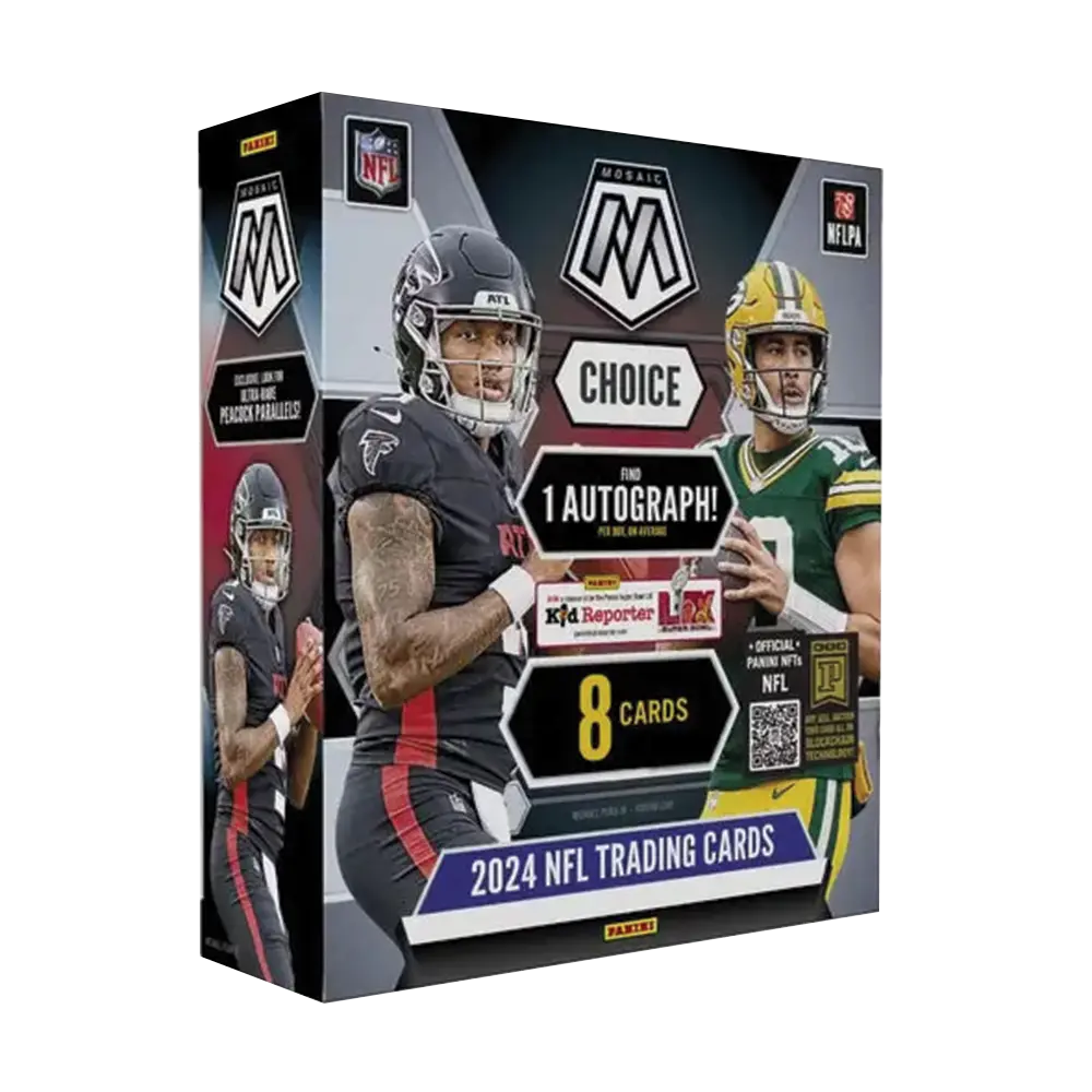 2024 Panini Mosaic Football Trading Cards Box - Premium Collectible Sports Cards for NFL Fans & Collectors - Perfect for Trading, Gifting, and Displaying in Your Collection