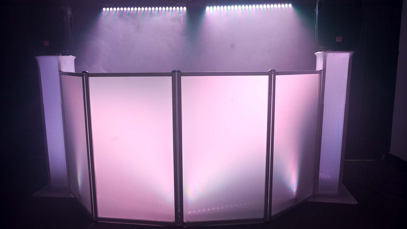 American DJ Fog Fury Jett DMX Vertical Fog Machine with Rechargeable LED Light Bar - Professional DJ Equipment for Stage Shows, Concerts, and Nightclubs