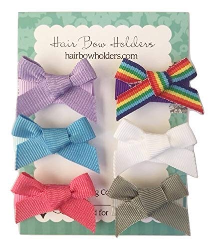 Mini Hair Bows for Baby Girls - Soft Infant Hair Accessories for Shower Gifts & Daily Use