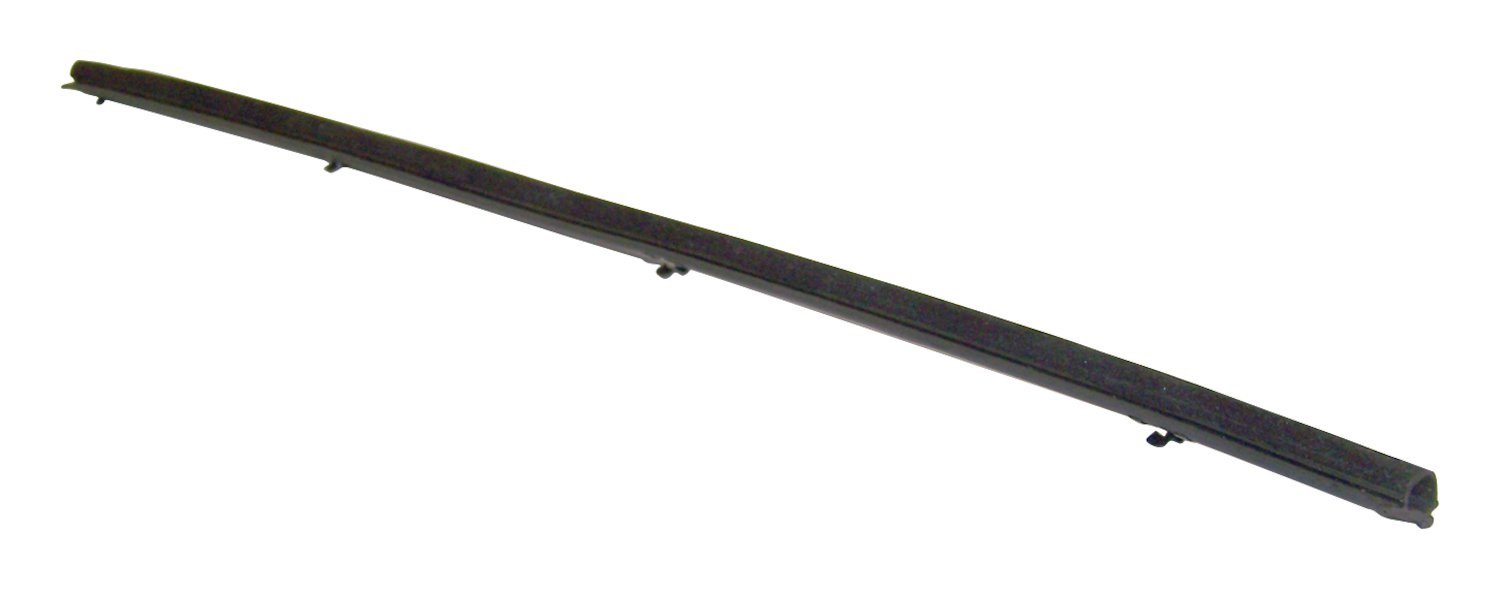Crown Automotive Door Glass Weatherstrip Body - Black Replacement Seal for Car Door Window - Perfect for Weatherproofing and Noise Reduction