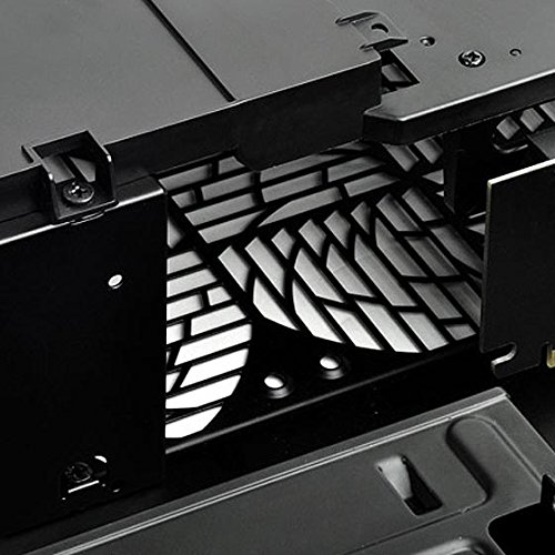 SilverStone SST-FTZ01B Black Mini-ITX Gaming PC Case - Compact High Performance Fortress Design for Small Form Factor Builds | Perfect for Home Theater PCs, LAN Parties & Space-Saving Gaming Setups
