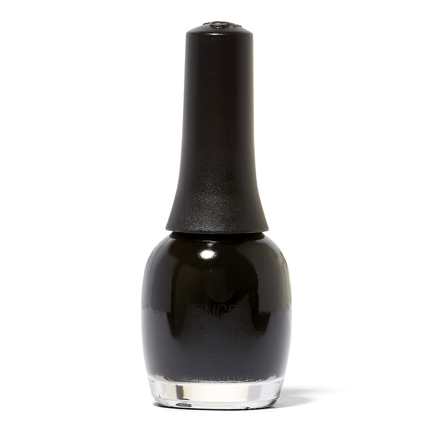 Black Expressionism Nail Polish - Long Lasting Matte Black Nail Color, 0.5 Oz - Perfect for Gothic Fashion, Halloween Nails & Night Out Makeup