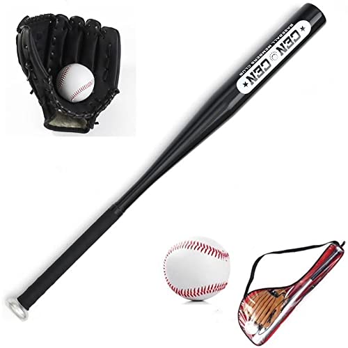 **APFKKF Kids Baseball Set - Aluminum Alloy Bat, Glove & Softball (3-Piece) for Youth Training & Outdoor Play - Perfect for Backyard, Park & Little League Practice**