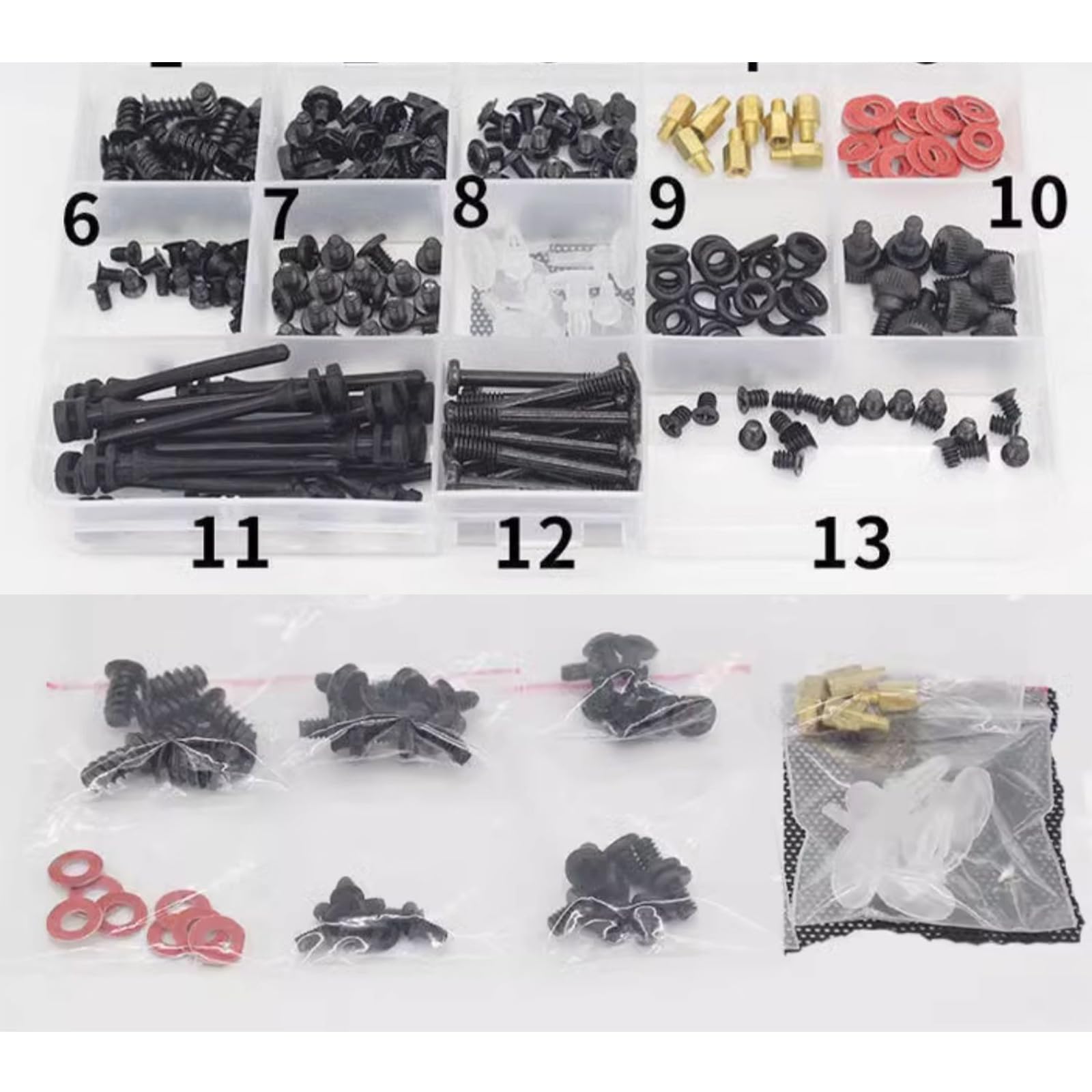 Durable Computer Screws & Motherboard Standoffs Kit for PC Case - Perfect for PC Assembly, Mounting & Repair | Ideal for DIY Computer Builds & Upgrades