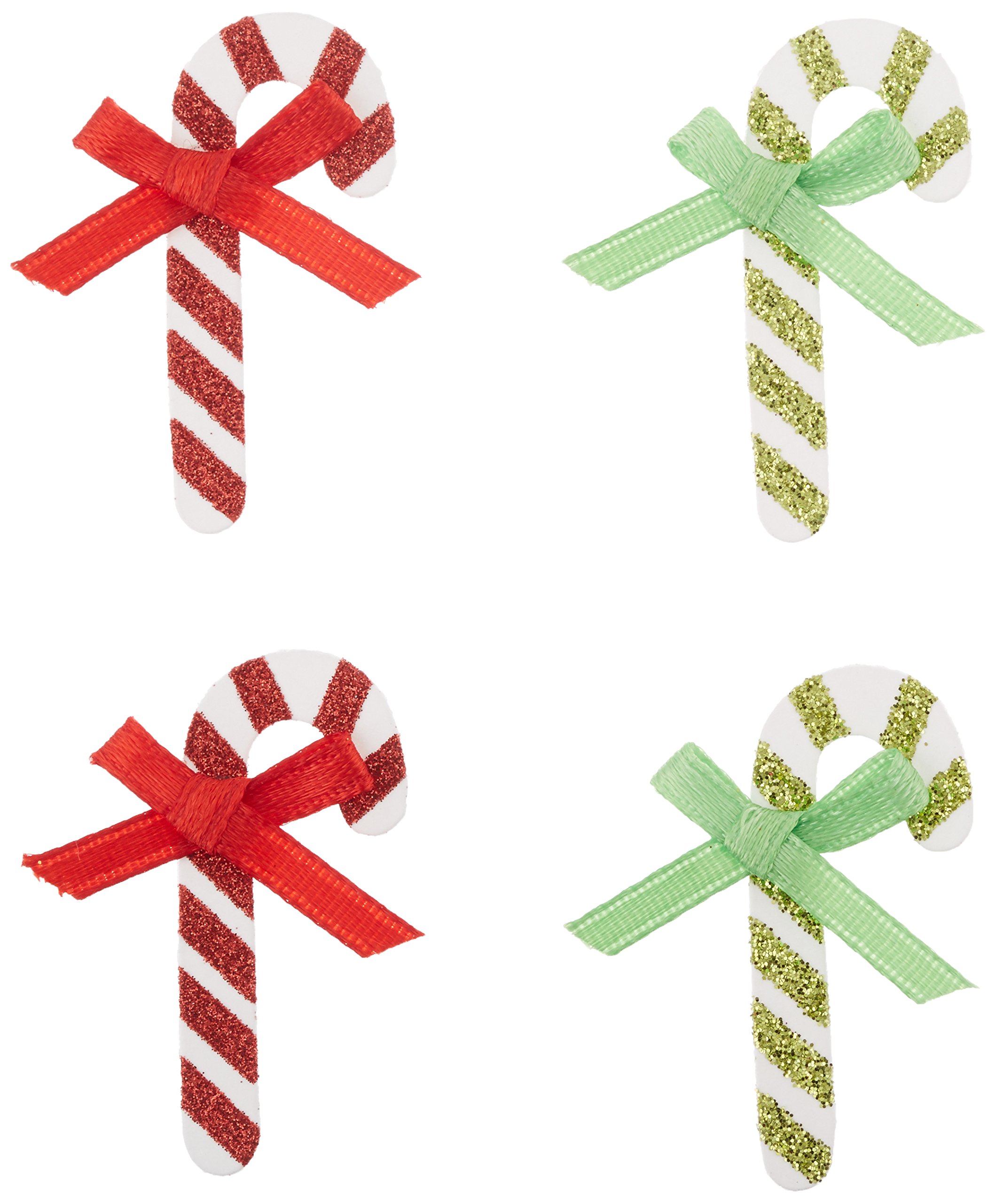 JOLEES 3D Candy Canes Embellishments for Scrapbooking, Card Making, and DIY Crafts – Perfect for Christmas Decorations and Holiday Projects