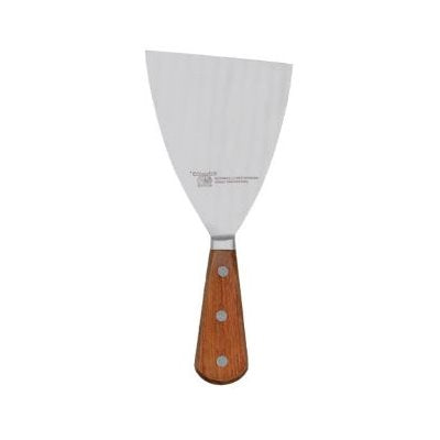 Nella 4.75 x 3 Inch Wooden Handle Pan Scraper - Perfect for Non-Stick Cookware, Baking Sheets & Grill Cleaning