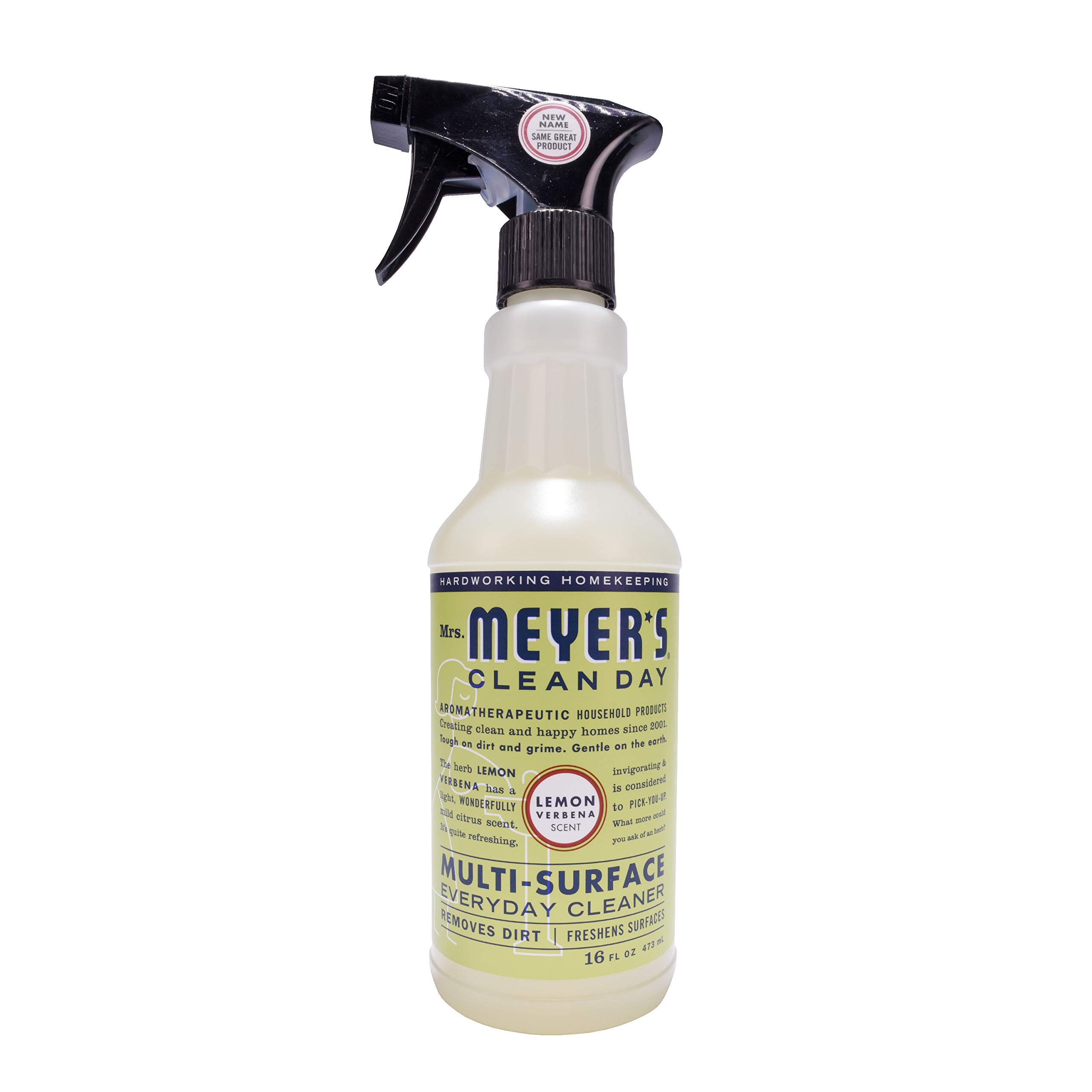 Mrs. Meyer's Clean Day All-Purpose Cleaner Spray - Lemon Verbena Scent, 16 fl oz | Natural Multi-Surface Cleaner for Kitchen, Bathroom & Home | Eco-Friendly & Biodegradable Formula
