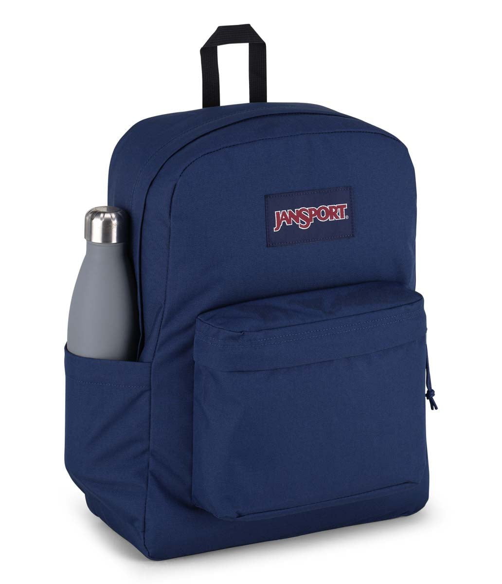 JanSport SuperBreak Plus Backpack - Lightweight Laptop Backpack for School & Travel, Navy Blue | Durable College Backpack with 15