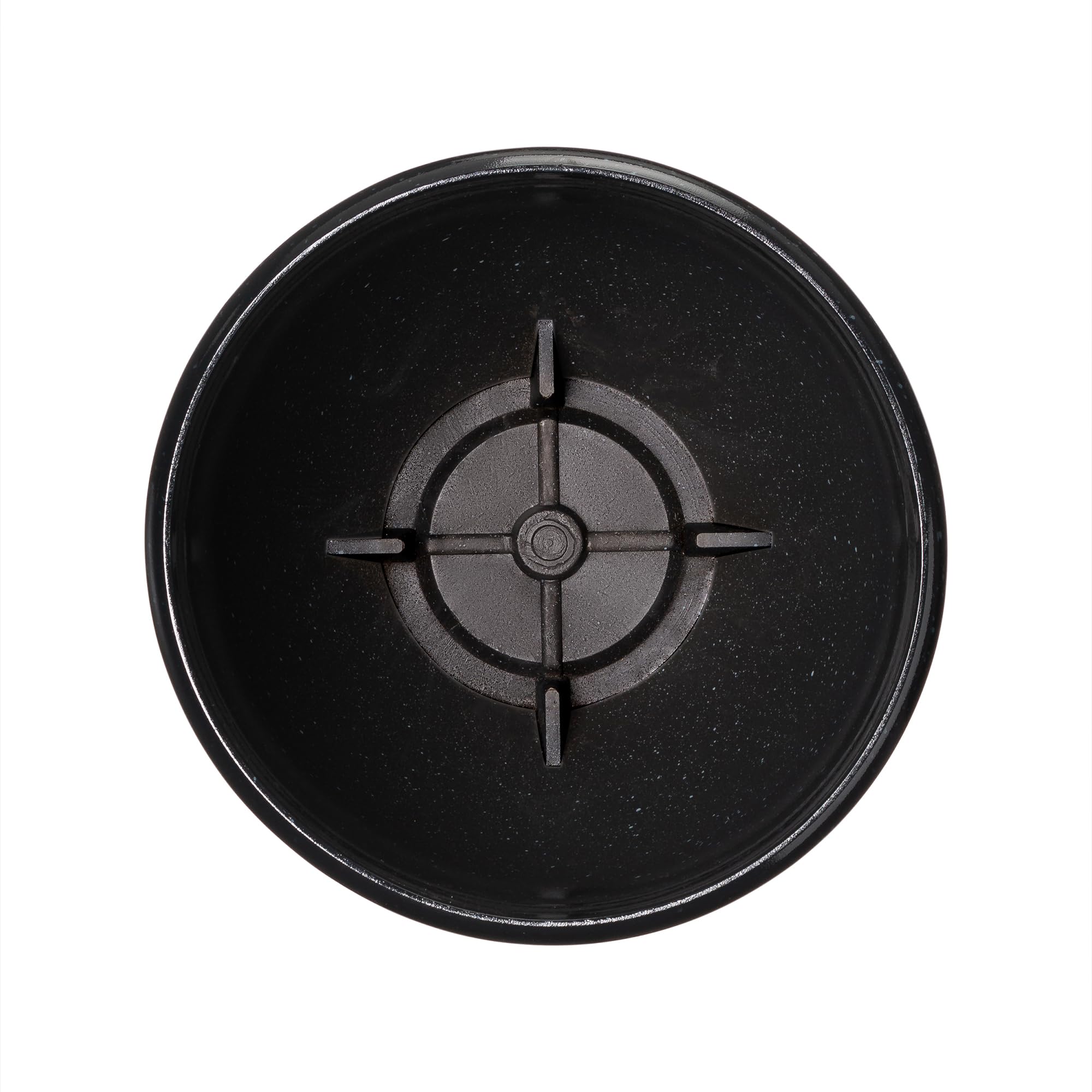 Glitzhome Set of 3 Lightweight Faux Ceramic Plastic Plant Pots with Drainage Holes - 14.25