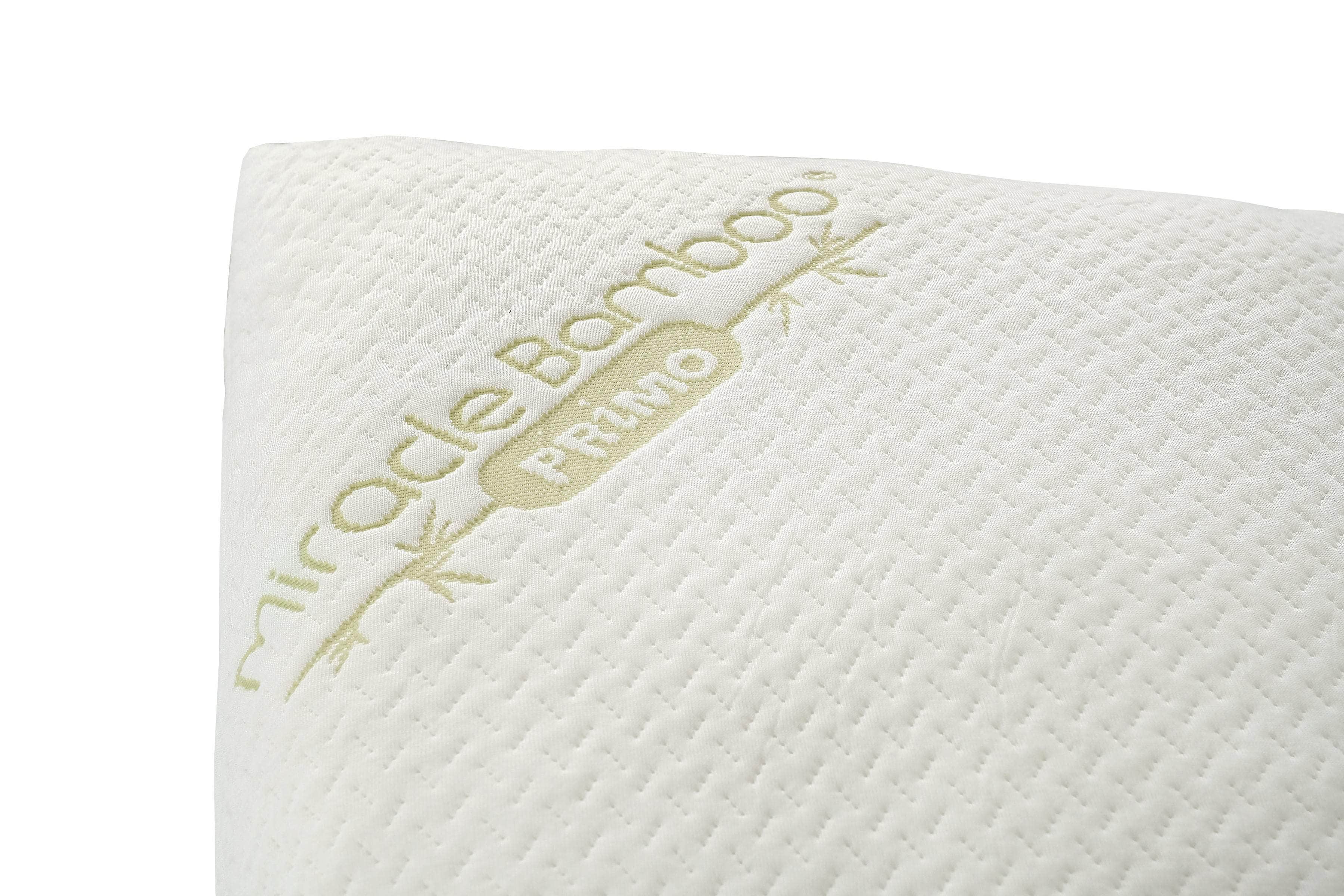 White Spectacle Shredded Memory Foam Pillow for Neck Pain Relief - Perfect for Side Sleepers, Back Pain Sufferers & Travel