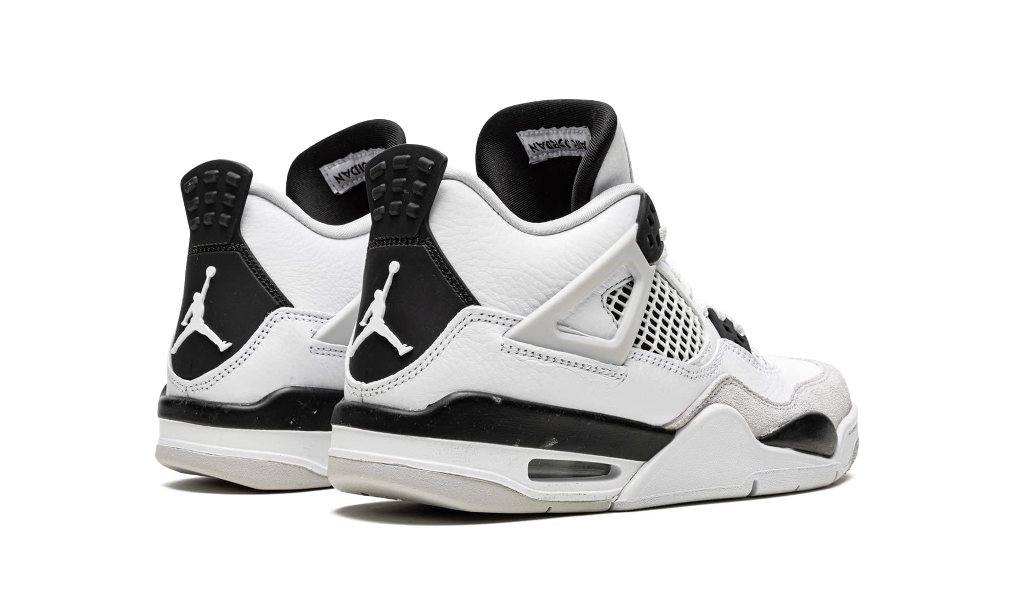 Air Jordan 4 Retro Men's Basketball Shoes - White/Cement Grey (308497-106) | Classic Sneakers for Streetwear & Casual Outfits